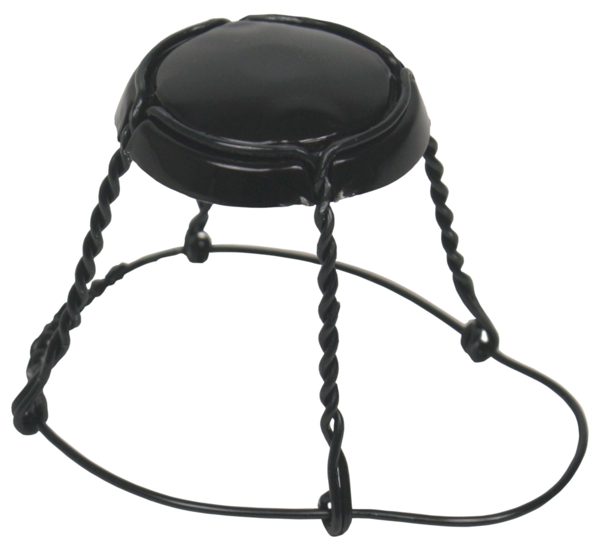 Gabbiette fermatappi con cappuccio nero
