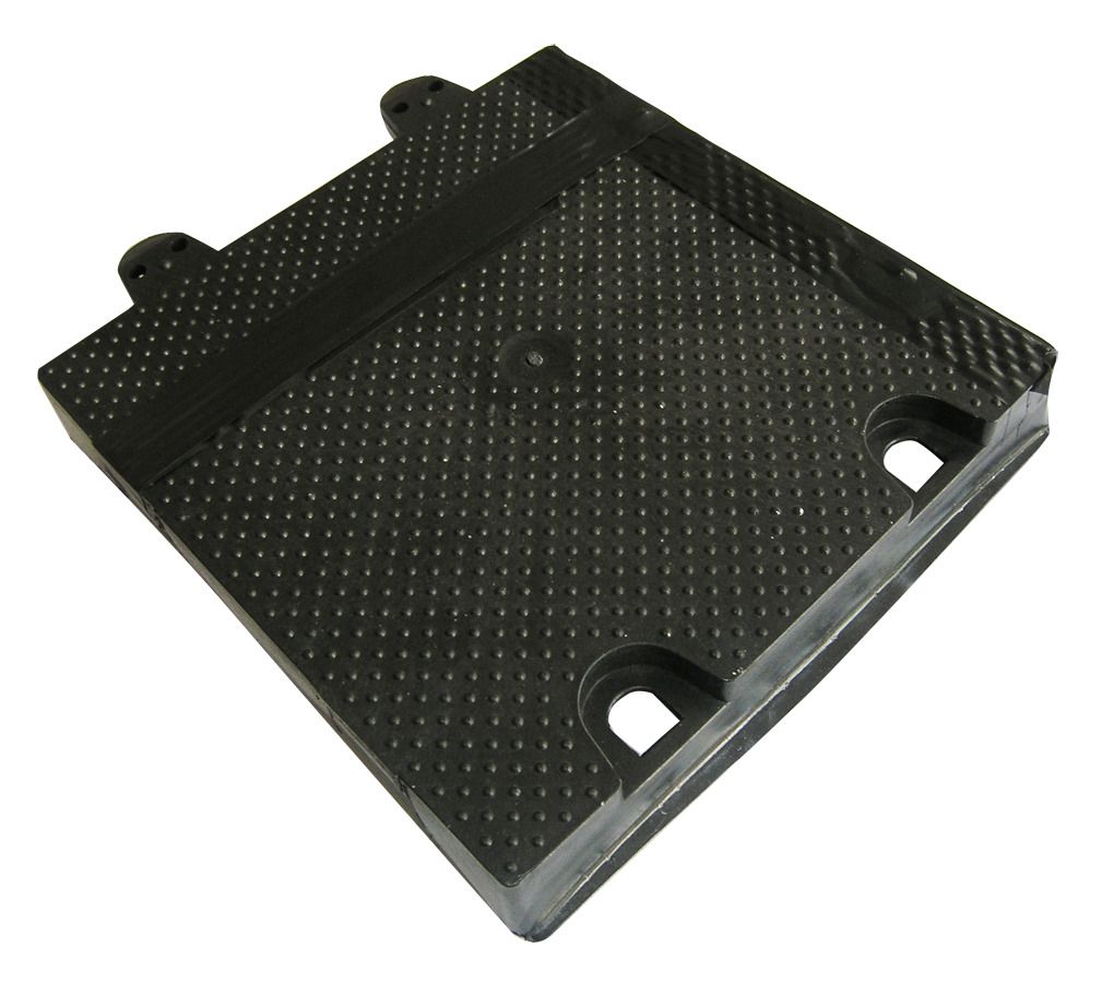 Garden slab plastic black/grey 20x20cm 24pcs/m²