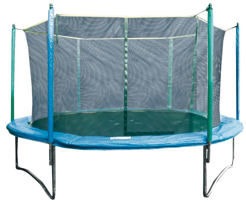 Trampolin COMBI L mit Schutznetz+Leiter Ø305 H320