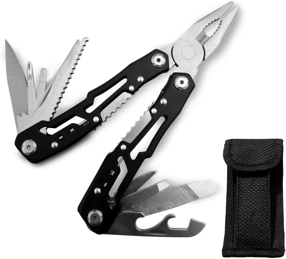 Pliers multi 14 functions SS-Inox 156mm+pockets