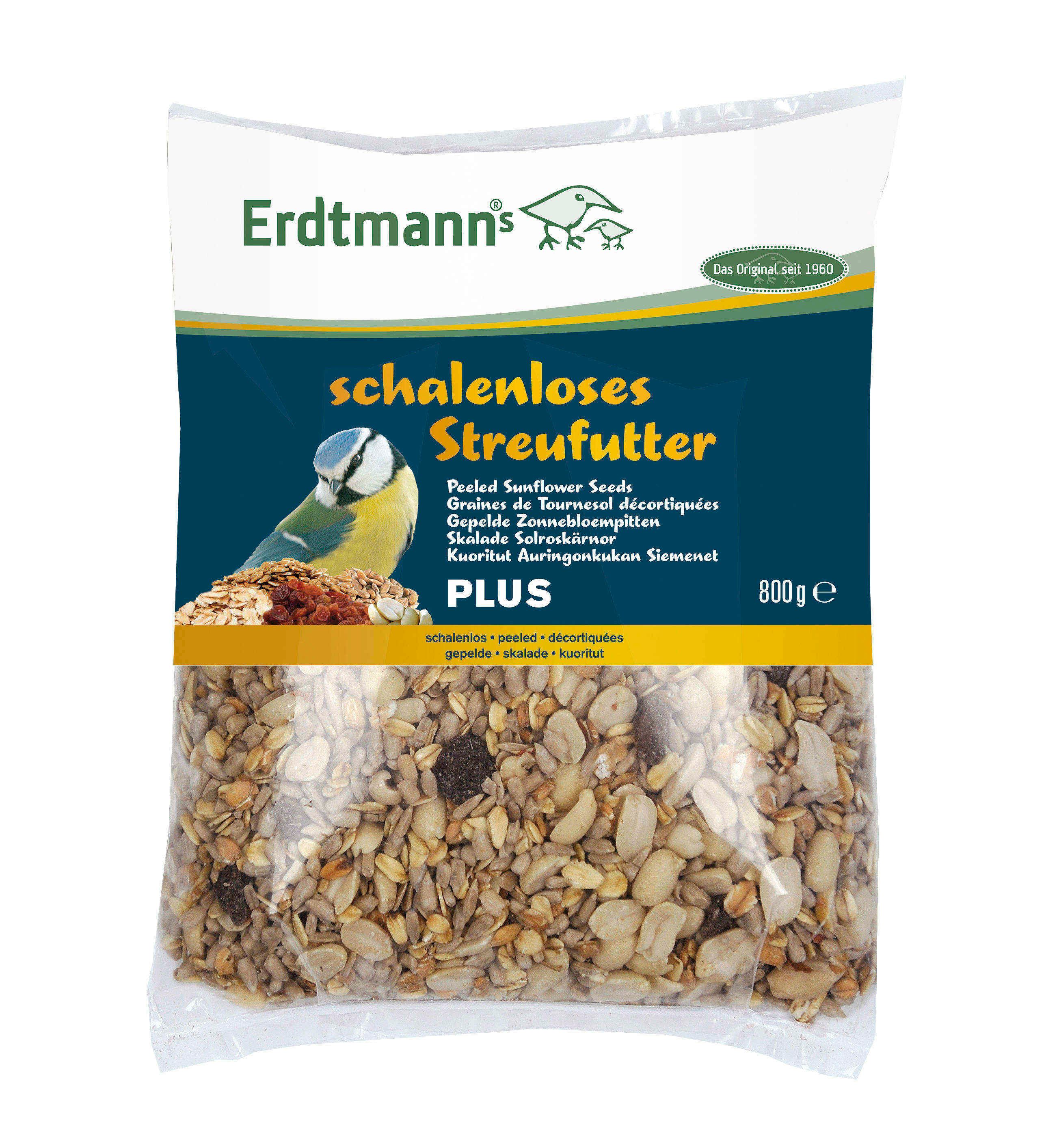 Vogel Streufutter Schalenlos PLUS 800gr SB 8/Ka