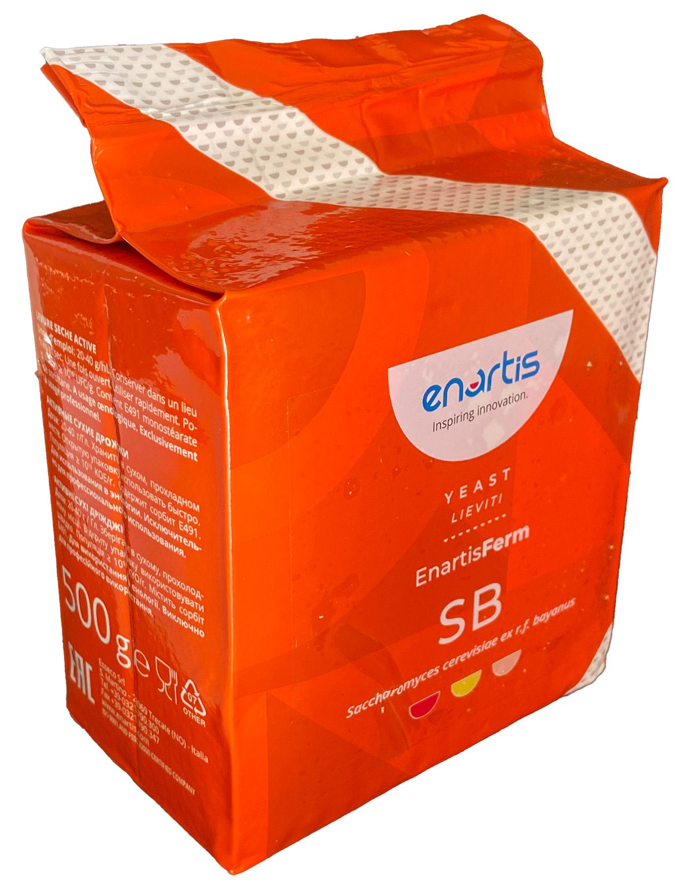 Yeast Bayanus SB wine and champagne 500gr