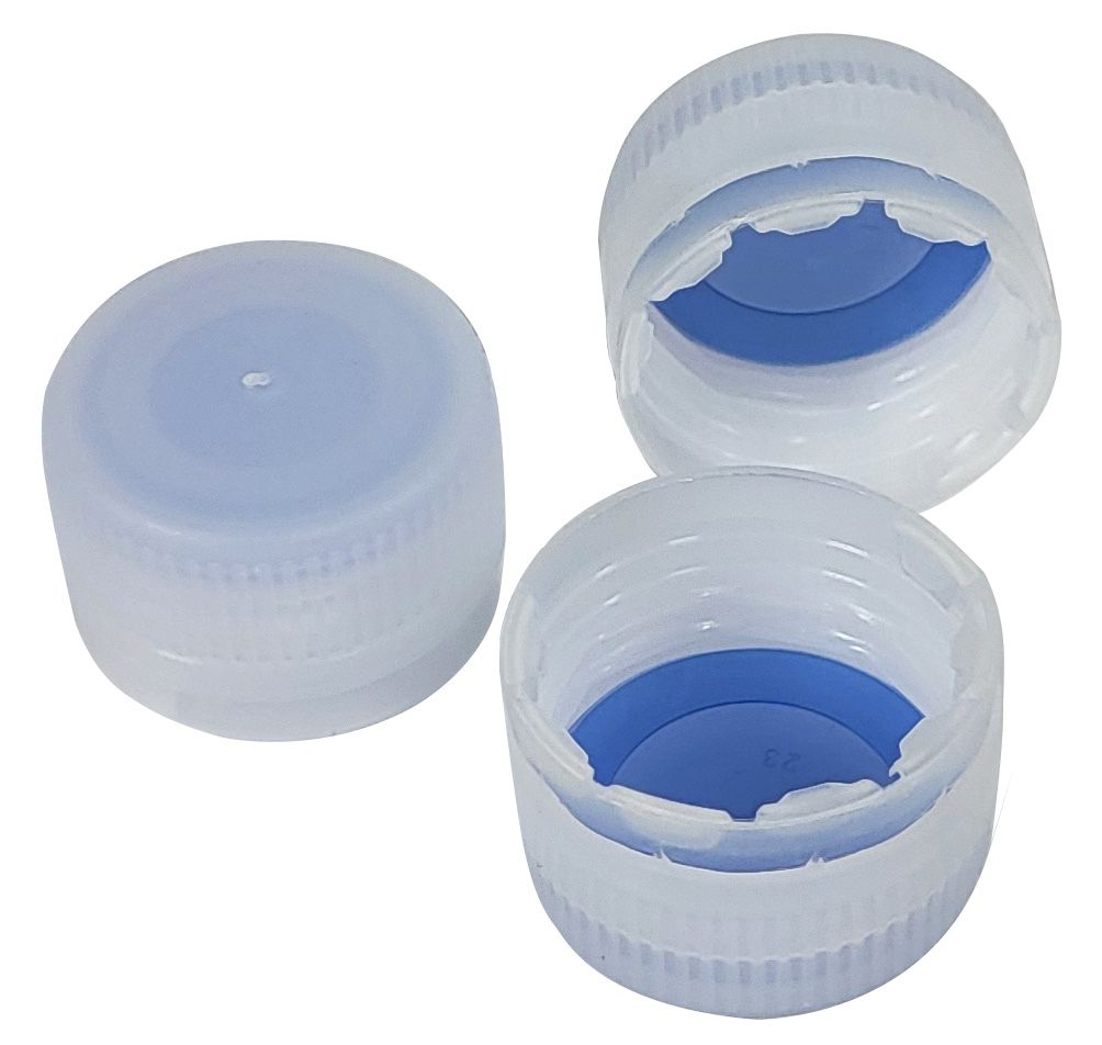 Tappo a vite plastica 28 con sigillo 8pz