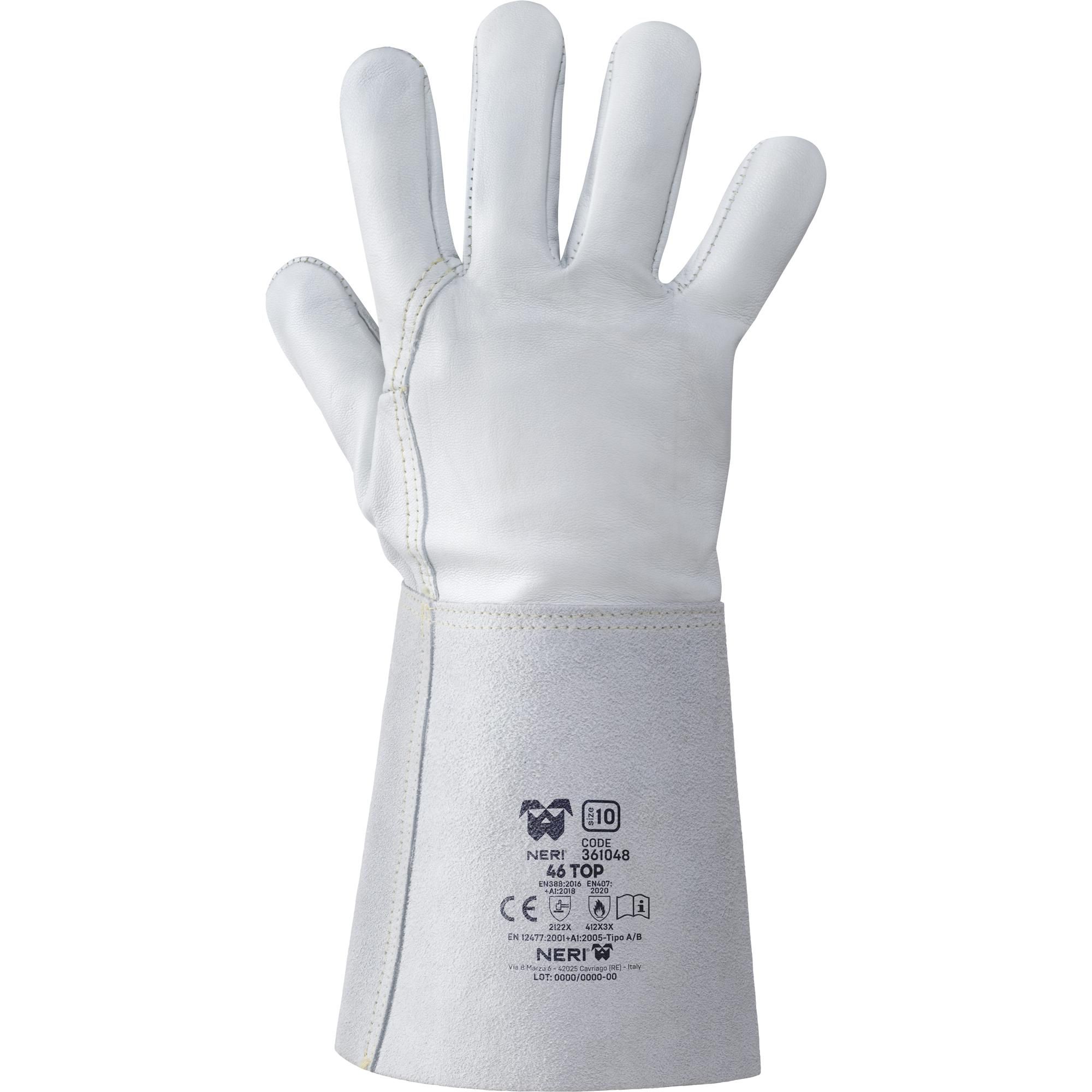 Guanto 132/46TOP pelle per saldatori 10/XL