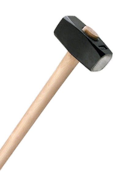 Mallet hardened steel with wooden handle 4kg
