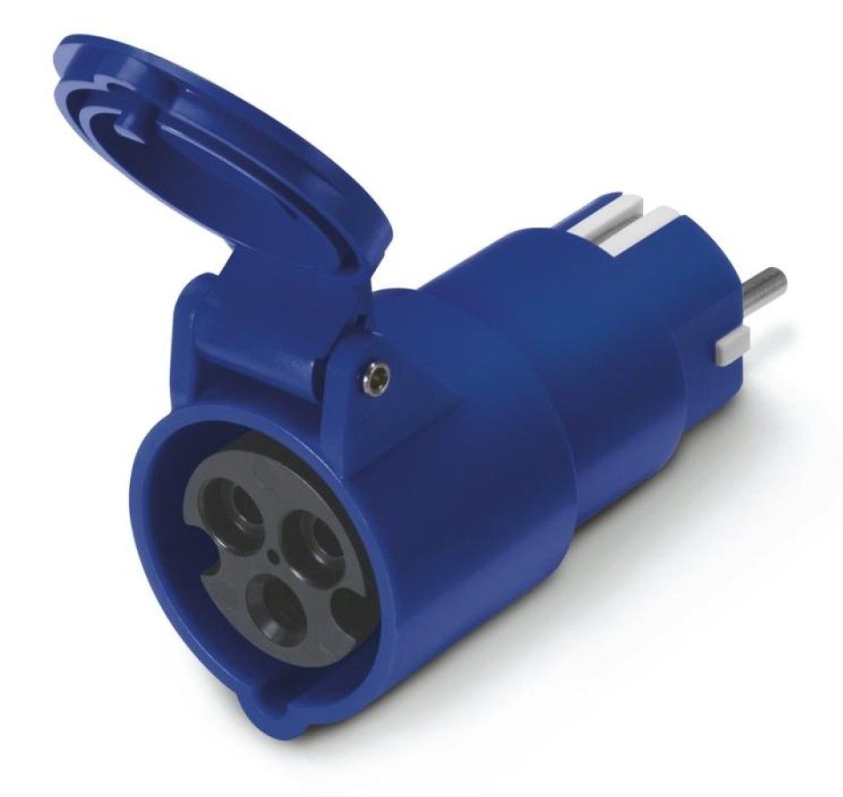 Reduzierstecker Schuko Adapter CEE 2P+E 16A