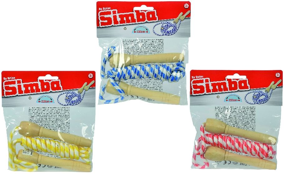 Corda salto manico legno