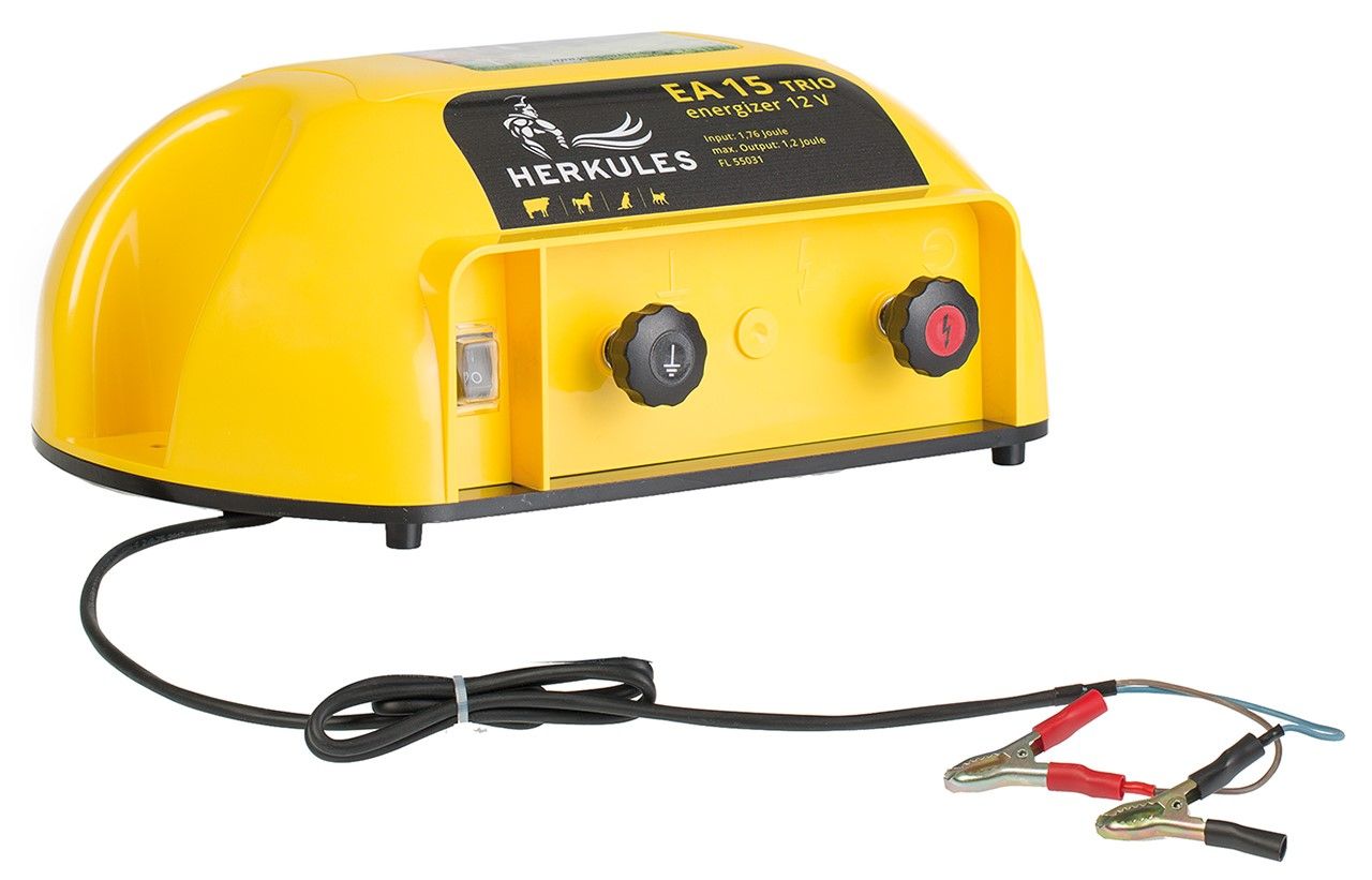 Elettrificatore per recinto Herkules EA 15 TRIO 9V/12V/230V