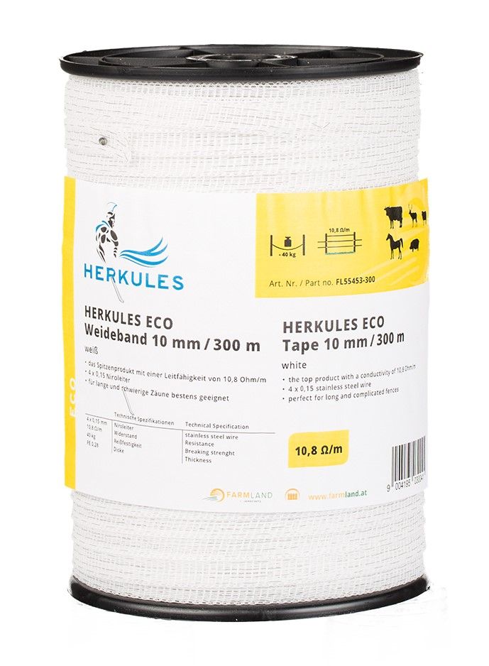 Weidezaun – Herkules Eco Weideband 10mm 300m