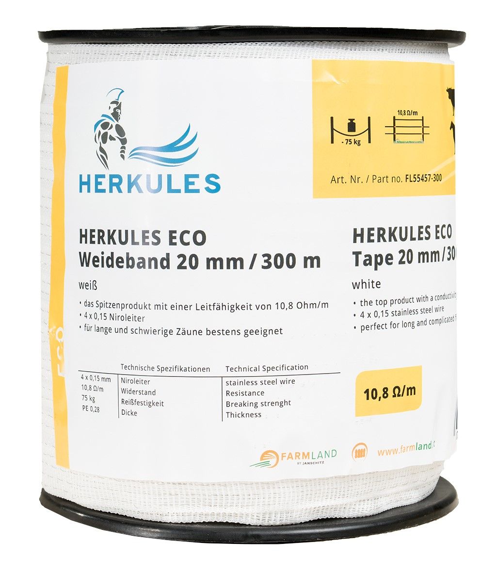 Weidezaun – Herkules Eco Weideband 20mm 300m
