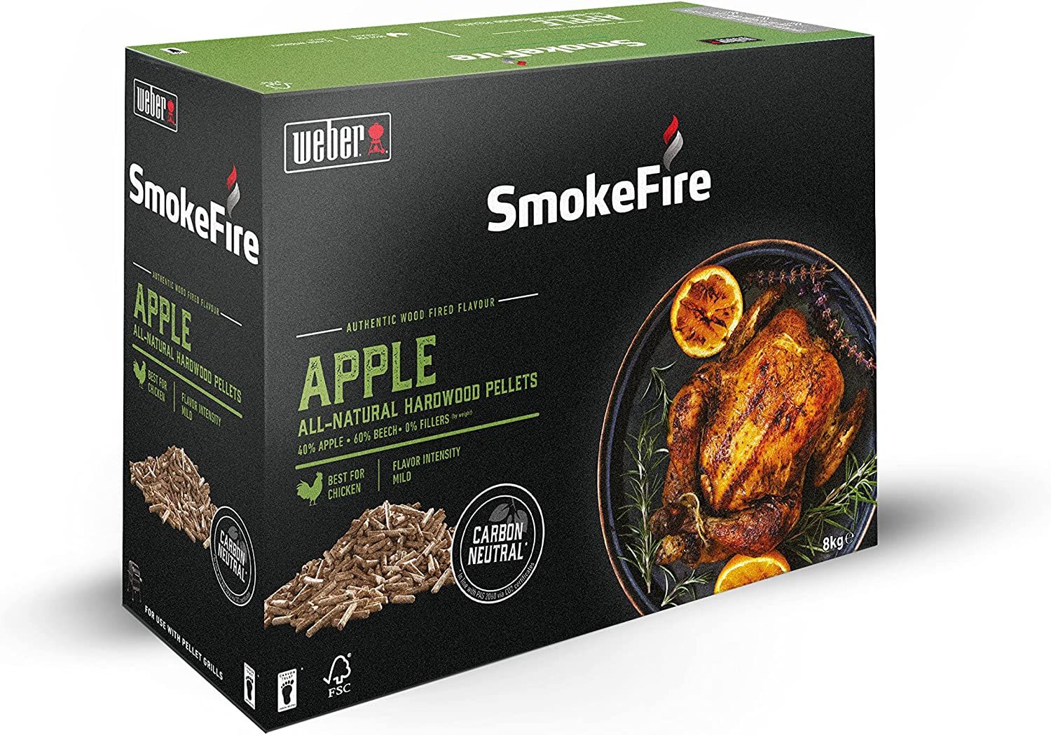 Apple wood pellets FSC 8kg