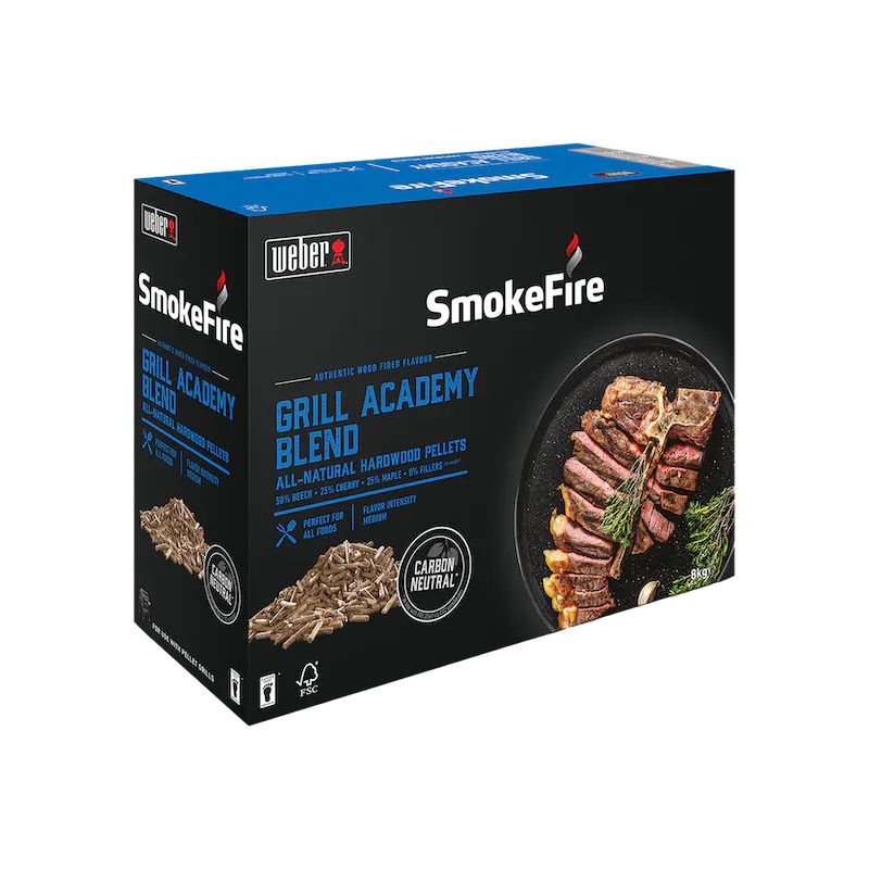 Pellet di legno Grill Academy Blend FSC 8kg