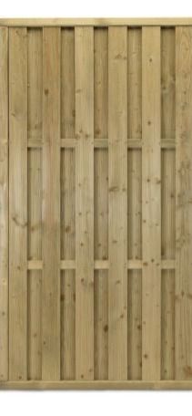 Privacy panel „Caterina“ 90x180cm pine impregnated green