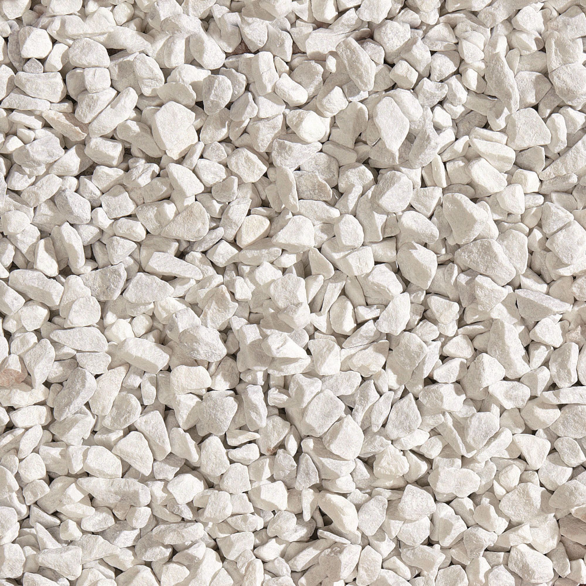 Zierstein Kies „Bianco Carrara“ 12/16 10kg/Sack