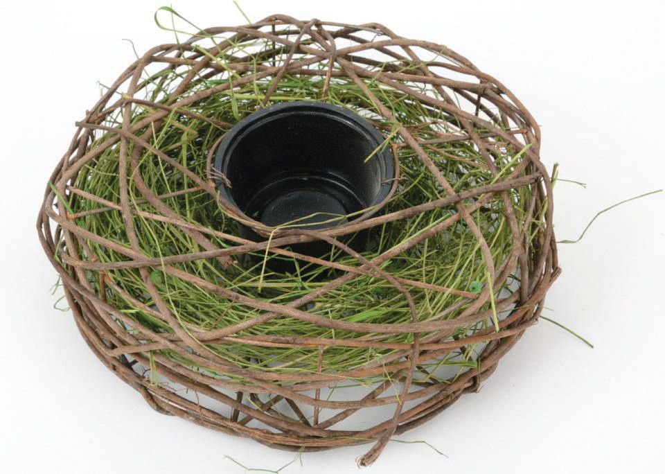 Ring grass/branches 25x7cm (8x5cm)