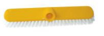 Brush „Record“ PVC white with handle