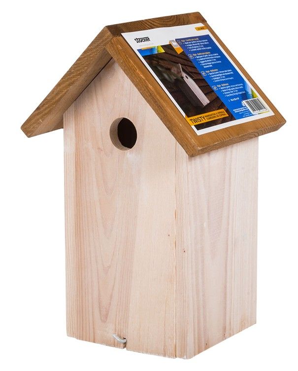 Birdhouse „Tiffi“ wood 18×14,7xH27,5cm – 4419