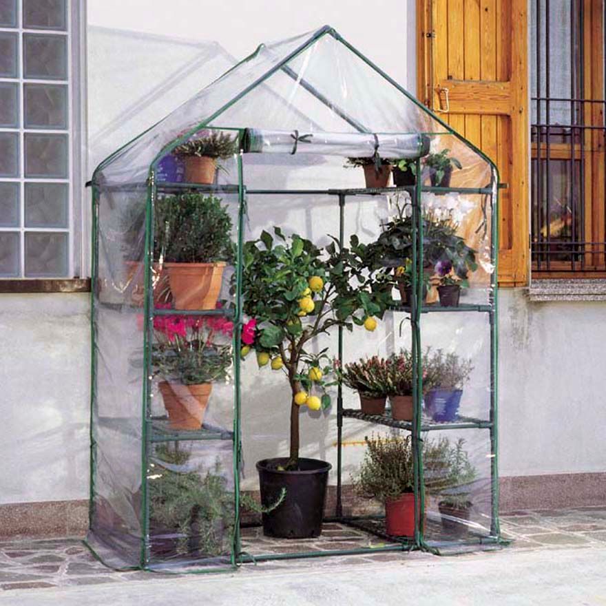 Treibhaus Balkon „Ibiscus“ 140x73xH200cm – 2516