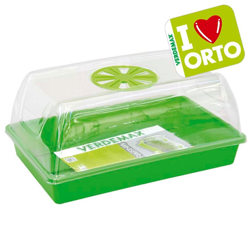 Miniserra con cuffia 37x24x17cm verde