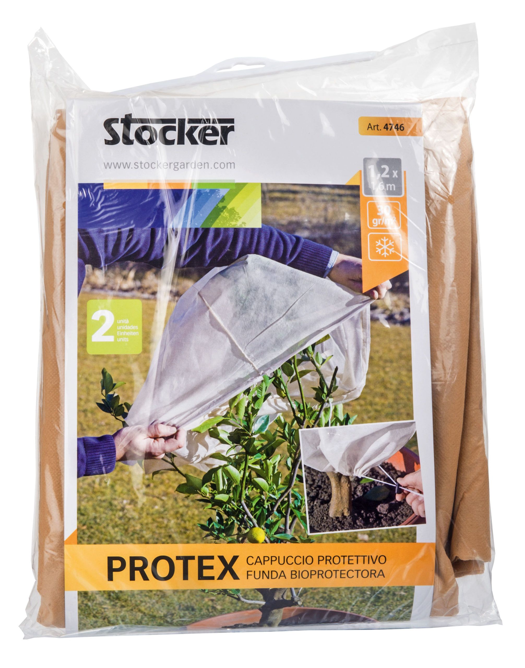 Protective cover fleece 30g 1,5×2,4 with rope 2pc