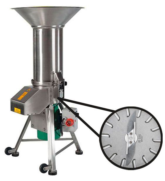 VORAN Mulino RM5,5 con disco a coltelli 4t/h