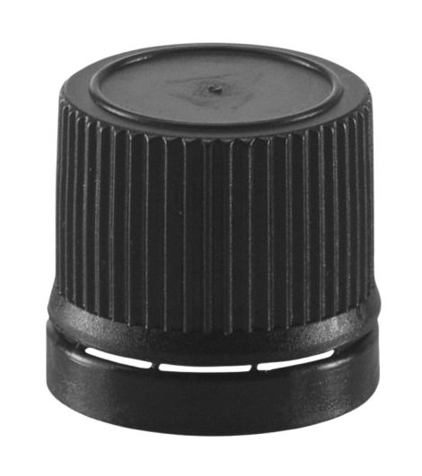 Dropper bottle-screw cap with dropper insert black 50/ca