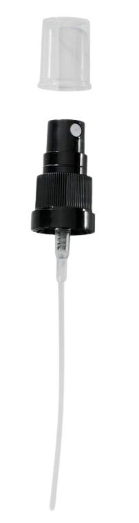 Spruzzatore con tappo a vite PP31,5 nero