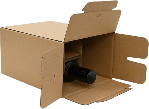 Verpackungskarton für 6 Flaschen 0,25lt 16,8×11,4×21,6cm