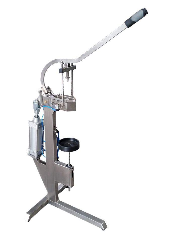 Corking machine mushroom corks 4 jaws pneumatic