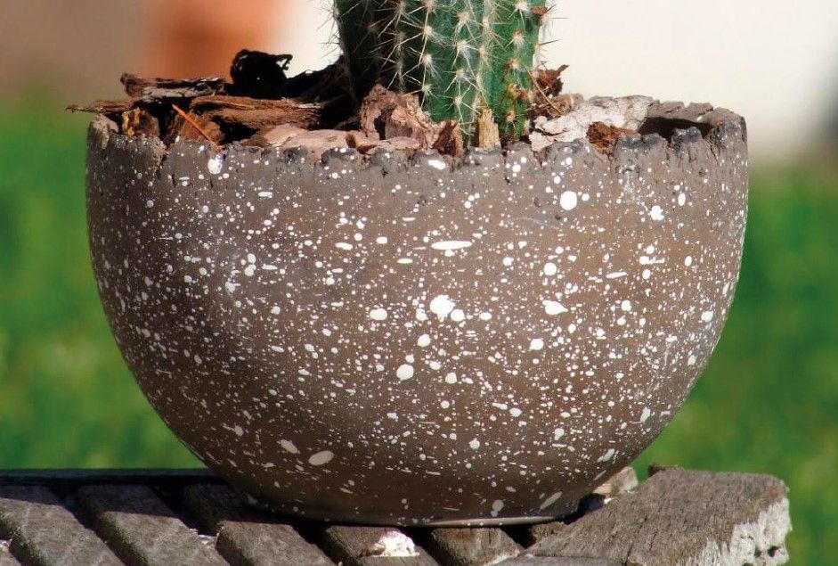 DEG FLK Vaso Luna Cliff 1/2 Flake 12cm #