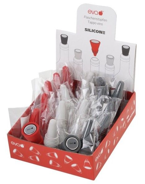 Tappo per bottiglia in silicone Ø2,5x6cm