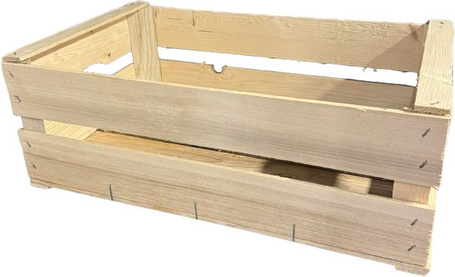 Wooden crate spruce 30x50x18cm