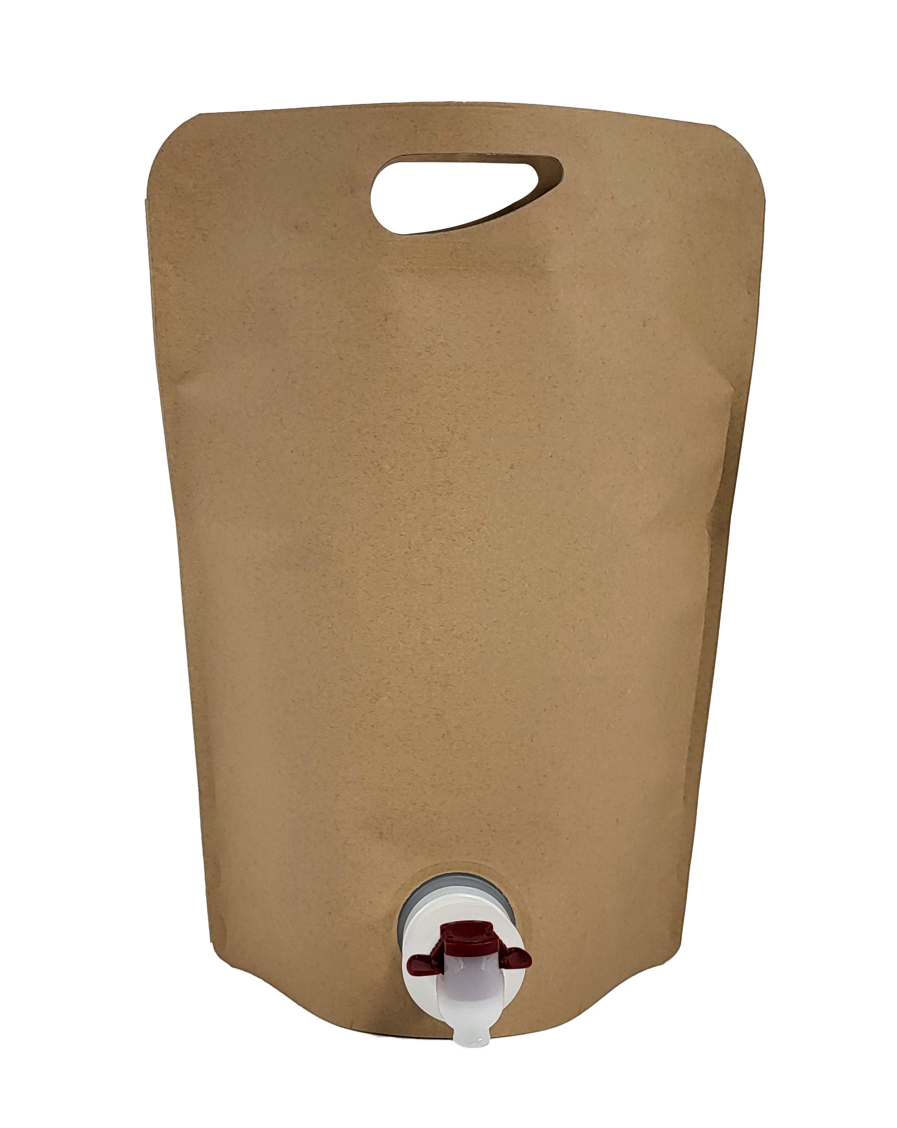 Standbeutel Pouch-up braun 3lt 300St/Ka