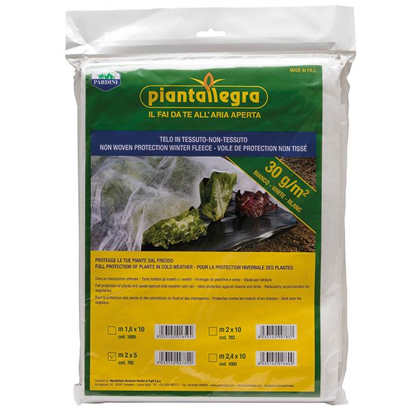 Vlies Garten 30g/m² 1,6x10m weiß 25St/Ka