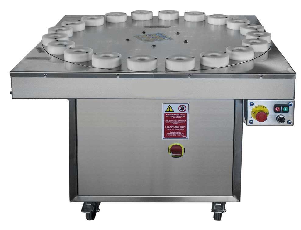 Rotary rinser 20 with recirculation kit