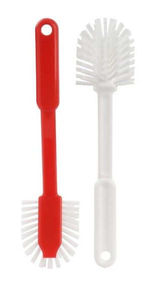 Spülbürste oval Plastik bunt