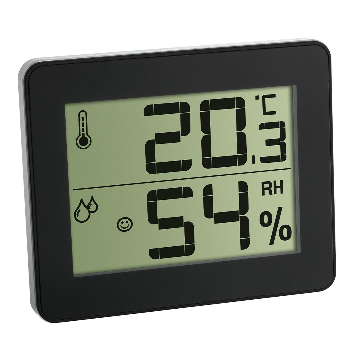 Termo-Igrometro interno nero digiale Min-Max – 30.5027.01