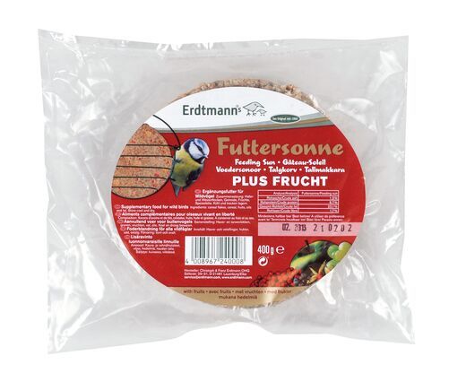 Bird Feeding sun plus fruit 400g 24/ca
