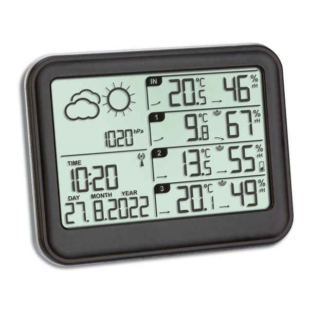 Weather station Funk „View“ incl. 3 transmitter 60m