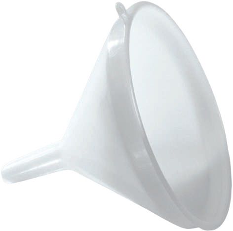 Funnel plastic white 8cm