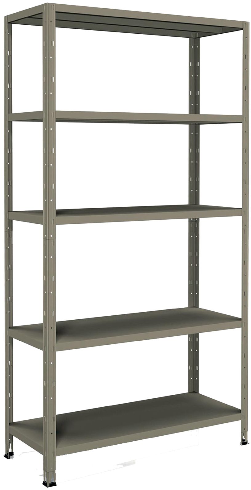 Shelf set plugin 100x40x188cm 5 floors metal