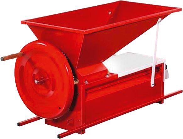 Manual Crusher Destemmer red painted