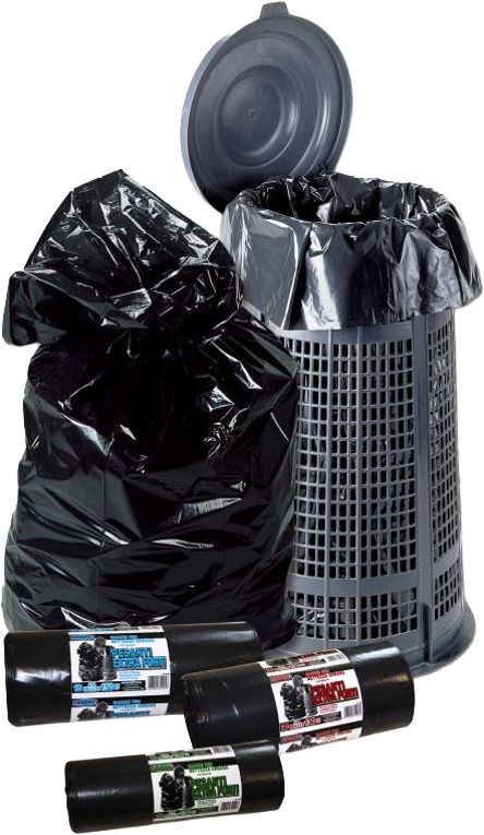 Sacco per nettezza 80×120 10pz 60my Pro nero