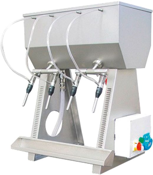 Abfüller Juicy 4 Hähne 480lt/h+elektr. Pumpensteu.