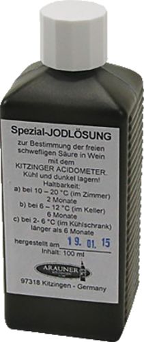 Acidotest-Soluzione Iodio SO2 libera 100ml