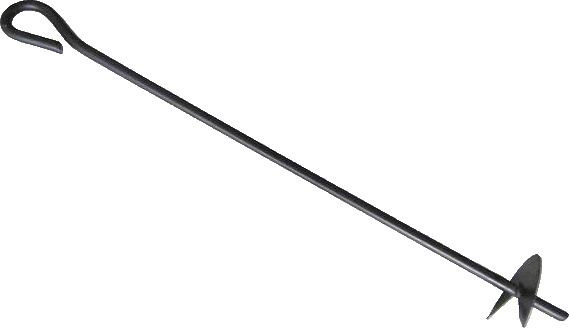 Anker CH schwarz 800x14mm Teller 100×3,0mm 800/Pal