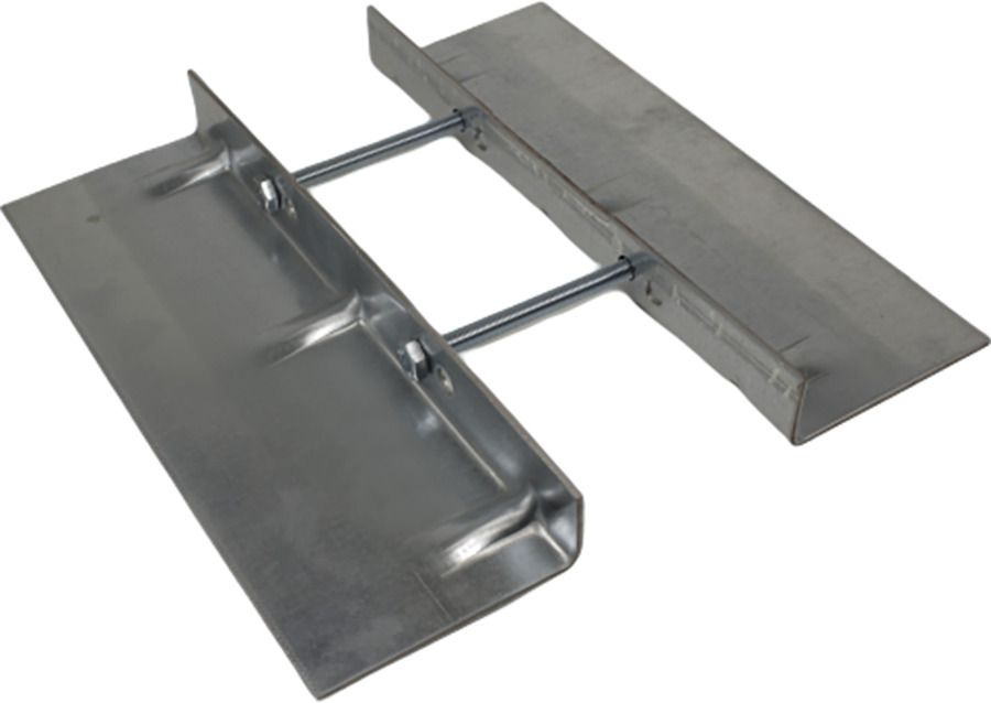 Anti-Sinking Plate ga. 4mm for concrete post+holes