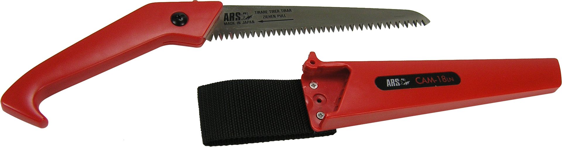 ARS Hand saw with quiver CAM/18LN red L=18cm