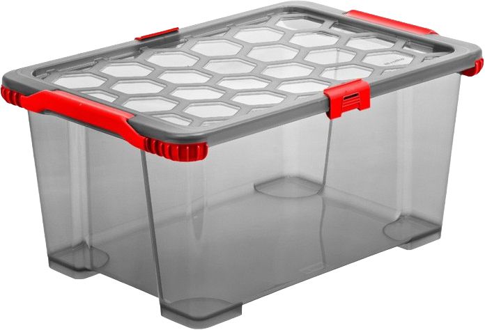 Storage box + lid 44lt 59×39,5×28