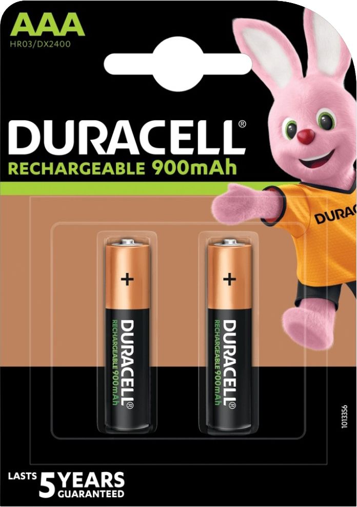 Batterie Ricaricabili Duracell AAA 1,2V 800mAh 2pz